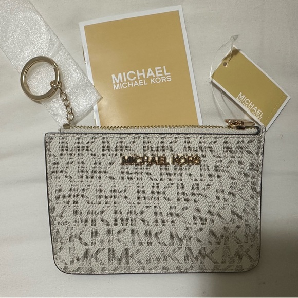Michael Kors Jet Set Travel SM TZ Coinpouch - Picture 1 of 4
